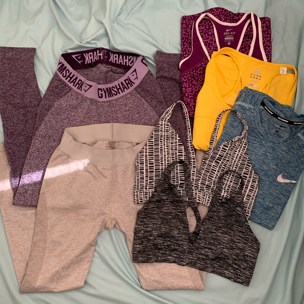 Workout Clothing Bundle 7 items Size S/M